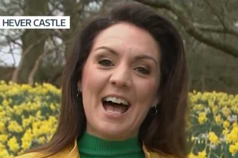 GMB’s Laura Tobin left red-faced as she suffers hilarious wardrobe malfunction live on air