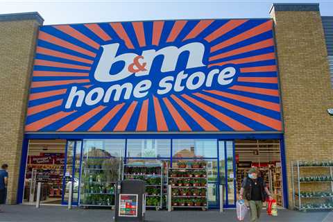 B&amp;M shoppers rush to buy home essentials scanning for £3 at the till at 90% off