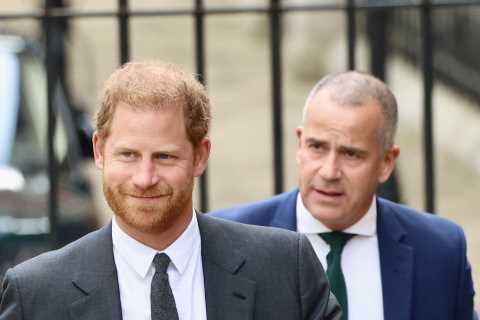 Prince Harry steps out in £800 embroidered Dior shirt to final day of privacy hearing