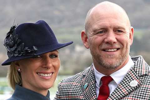 Where do Zara Tindall and her husband Mike live with their three children?
