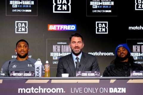 Anthony Joshua slams ‘clown’ Carl Froch and Amir Khan for ‘talking s*** about me’ as Brit prepares..