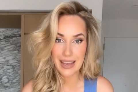 Paige Spiranac gives tutorial in putting but fans are too distracted by her outrageous outfit to..
