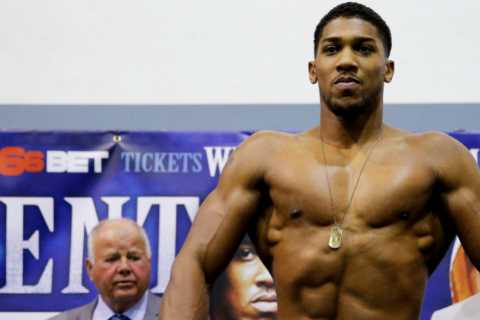 Anthony Joshua’s amazing body transformation over the years revealed in pics as he adds nearly a..