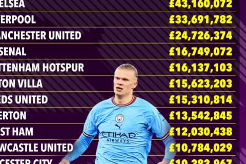 Premier League clubs spend record £318MILLION in agents fees with Man City splashing out more than..