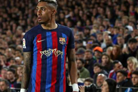 Arsenal given fresh hope as they line up THIRD transfer bid for Barcelona star Raphinha in the..