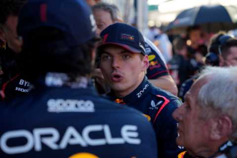 Max Verstappen accuses Lewis Hamilton of breaking F1 rules despite beating his rival to win..