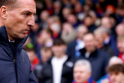 Brendan Rodgers SACKED by Leicester after horror Crystal Palace loss leaves Foxes in relegation..