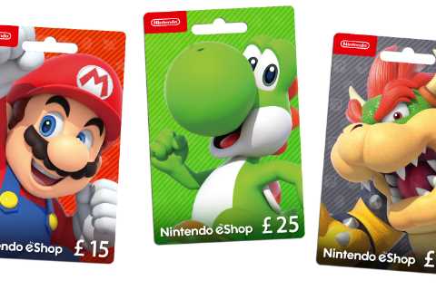 Where to buy a Nintendo gift card and which shops sell them?