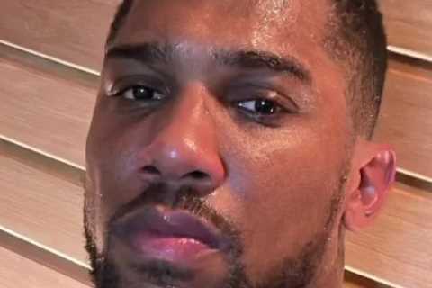 Anthony Joshua celebrates Jermaine Franklin win with sweaty sauna session and reveals when he will..