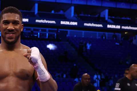 Anthony Joshua splashing £25million on huge property on one of London’s most expensive streets..