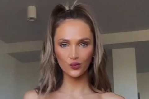 Love Island’s Jessie Wynter goes braless in skintight outfit she was stopped from wearing in the..