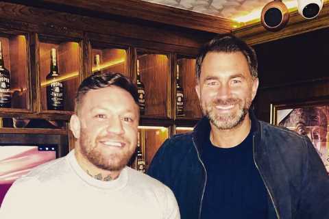 Eddie Hearn reveals all over his secret Conor McGregor talks with UFC legend at Black Forge pub