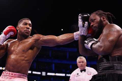 Anthony Joshua told to swerve Tyson Fury and take ‘two more warm-up fights’ by Eddie Hearn’s dad..