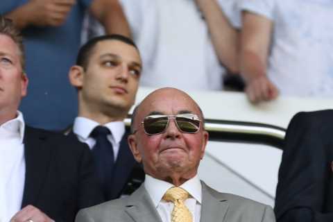 Who is Tottenham Hotspur owner Joe Lewis and what is Daniel Levy’s role?
