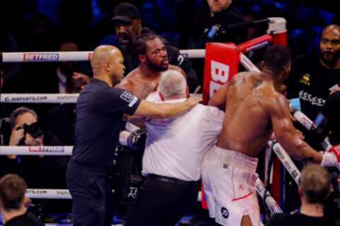 Jermaine Franklin’s trainer calls out Tony Bellew for exhibition bout following near scrap at..