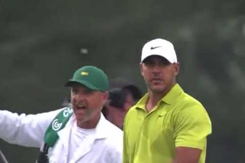 Masters chiefs slammed for ‘staggering’ decision as Brooks Koepka avoids penalty for rule breach..