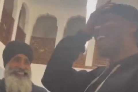 KSI spotted at Sikh temple after visiting mosque amid fallout from using vile racial slur in..