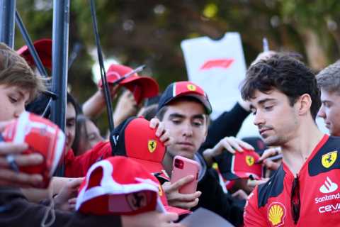 F1 star Charles Leclerc begs fans to stop ‘crossing boundary’ by gathering outside his apartment..