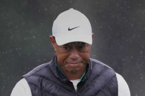 Tiger Woods’ future in doubt as golf legend raises retirement question after he is forced to pull..