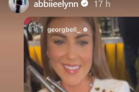 Gogglebox favourites Abbie and Georgia look worlds away from the sofa on boozy night out