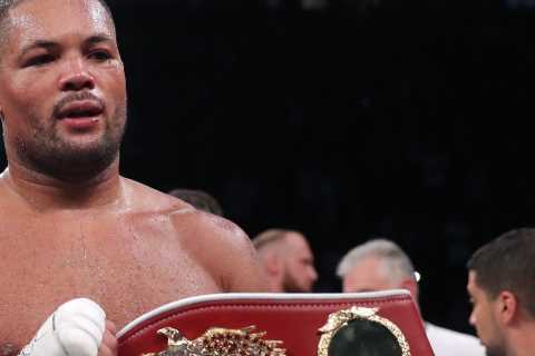 Anthony Joshua is ripe for the picking, he hasn’t progressed and I’ve overtaken him as a boxer,..