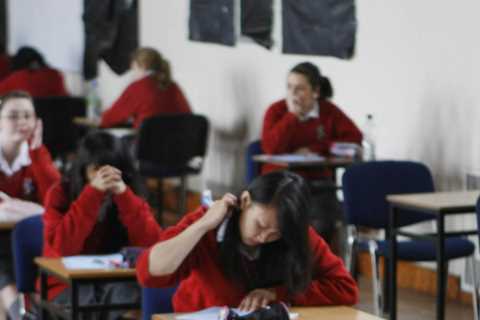 Children taking exams should be marked up because of strikes by teachers, it was claimed