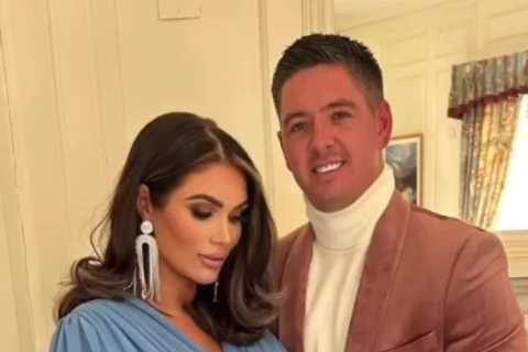 Towie’s Amy Childs says she feels ‘overwhelmed’ and ‘cant’ stop crying’ after welcoming twins