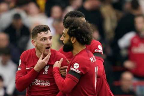 What ‘apoplectic’ Andy Robertson said about linesman after he was ‘elbowed’ in throat during..