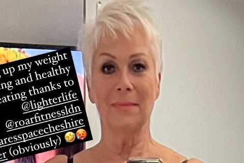 Loose Women’s Denise Welch looks amazing at 64 as she strips to her underwear after taking up..