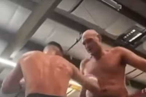 Watch Tyson Fury absorb Josh Taylor’s ferocious body shots in new leaked footage as talks with..