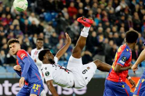 Premier League transfer target Terem Moffi scores overhead kick that’s ‘better than Cristiano..