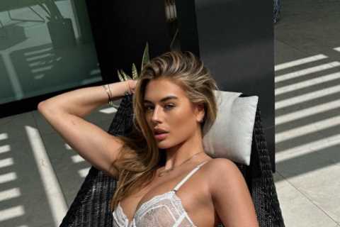 Love Island beauty sends fans wild in very sexy see-through lingerie