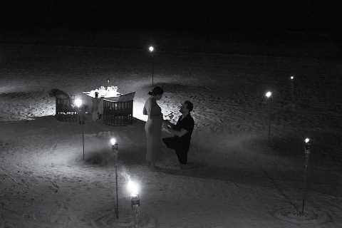 Love Island star in surprise engagement as boyfriend gets down on one knee on holiday
