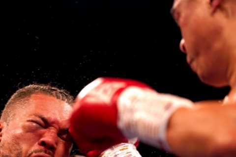 Anthony Joshua’s promoter Eddie Hearn takes swipe at Joe Joyce following shock TKO loss to Zhilei..