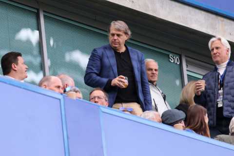 Chelsea owner Todd Boehly spends an HOUR in dressing room with Blues flops after rowing with fans..