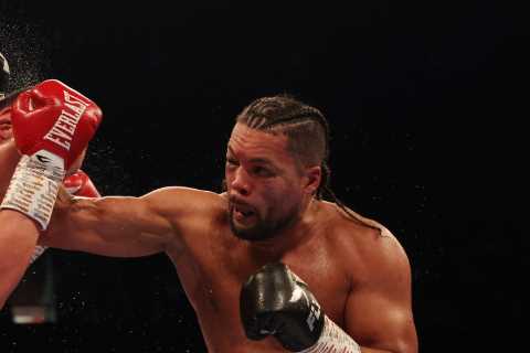 Joe Joyce’s world title hopes in tatters after bloody loss to Zhilei Zhang as Brit can’t see out of ..
