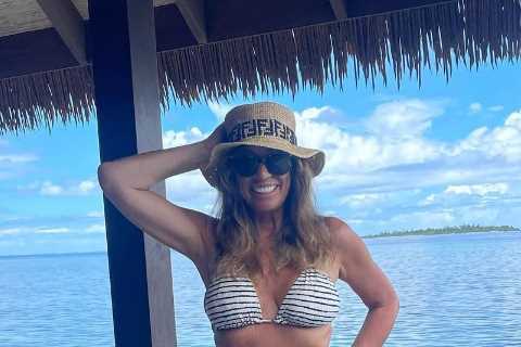 Towie fans can’t believe Sam and Billie Faiers’ glam mum’s age as she shows off her abs in a bikini ..