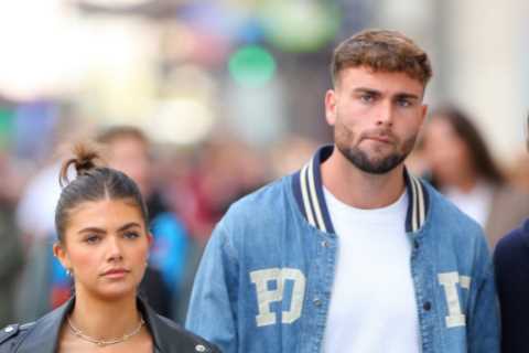 Love Island finalists Tom and Samie look furious on day out after he revealed they’re ‘trying to..