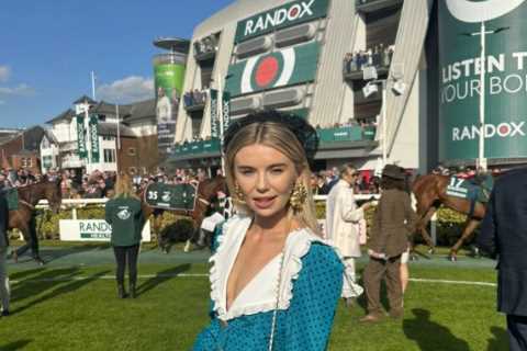 Georgia Toffolo wins another racing bet and reveals weird story about top trainer in nightclub at..