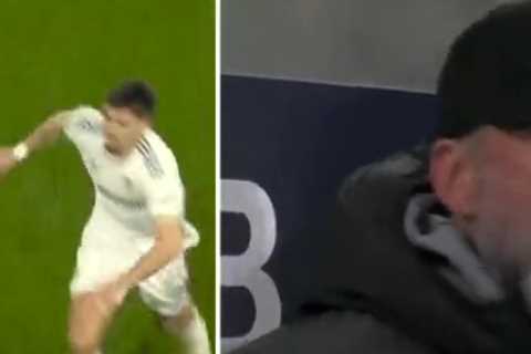 Sky Sports viewers in stitches at Jurgen Klopp’s reaction as Liverpool boss gets VERY excited by..