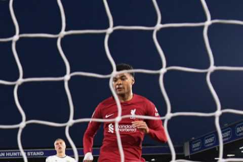 Fans slam ‘absolutely ridiculous’ handball rule as Liverpool’s opening goal somehow stands against..