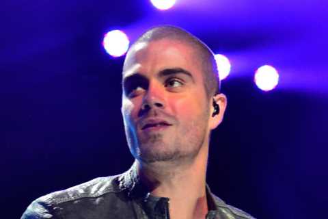 Max George breaks down in tears and sobs as he admits drinking three bottles of wine a night at..