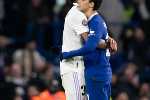 Real Madrid fans tell Chelsea star to ‘stay away’ after he is spotted sitting with Vinicius Jr in..