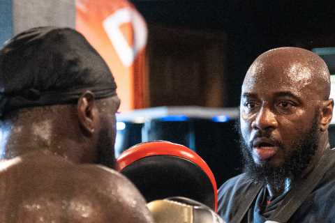 Deontay Wilder punches so hard trainer Malik Scott has to take PAINKILLERS and faces shoulder..