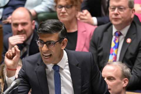 Rishi Sunak launches blistering attack on Sir Keir Starmer and uses The Sun’s ‘Sir Softie’ headline