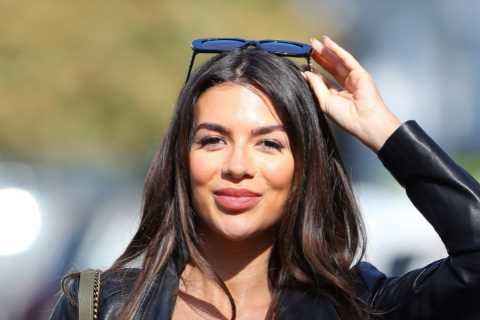 Ekin-Su Culculoglu puts on a brave face as she’s seen for the first time since Davide ‘cheating’..