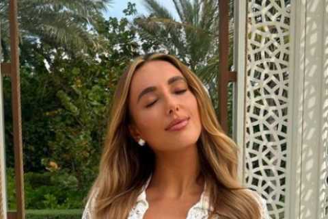 Towie’s Amber Turner looks incredible as she poses in see-through dress in Dubai
