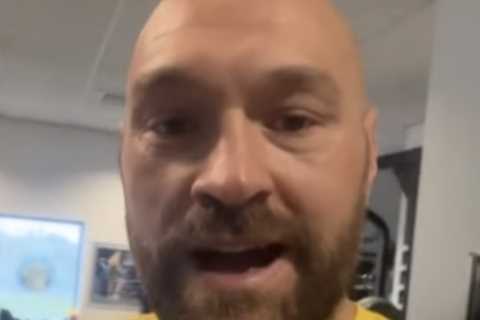 Tyson Fury celebrates one-year anniversary of knocking out Dillian Whyte with 15 ROUNDS in the gym..
