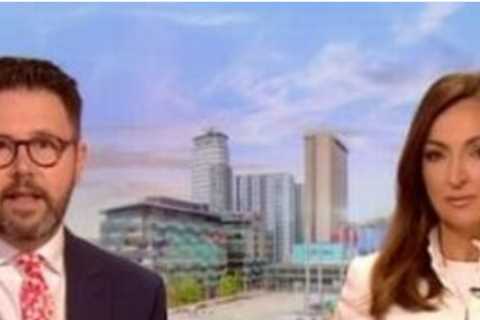 BBC Breakfast’s Sally Nugent left stunned as Jon Kay takes a cheeky swipe at her outfit