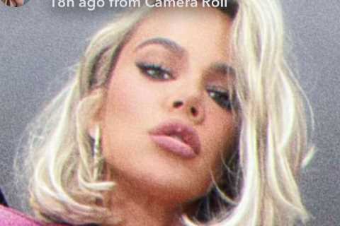 Khloe Kardashian’s pink bikini bottoms nearly fall off her waist as she continues to spark concern..
